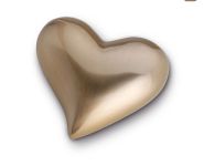 Herz gold matt